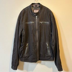 Buffalo by David Bitton Men’s Moto-style Jacket Size Large in Black GUC